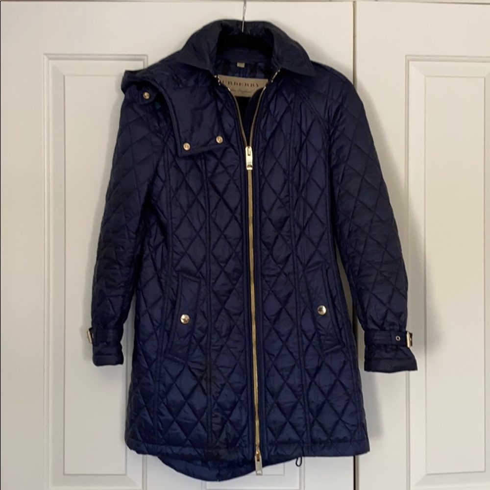 Women’s Burberry Long Quilted Coat